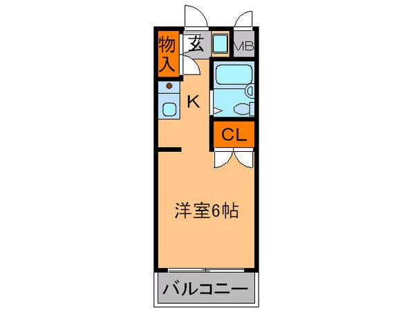 リバ－サイド千里の物件間取画像